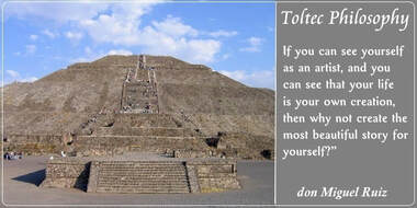 Toltec Philosophy is taught at Artist of the Spirit Live Coach Training!